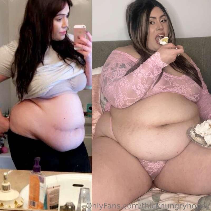 Previous fattest vs now 🐽🥵