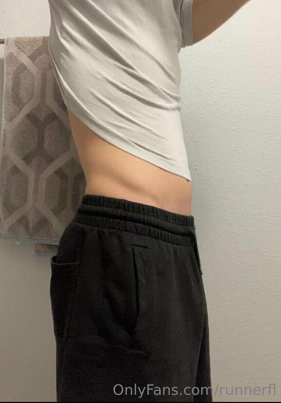 A quick little striptease