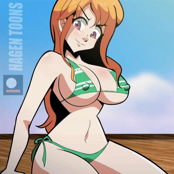 Nami Hentai Gif (One Piece) 