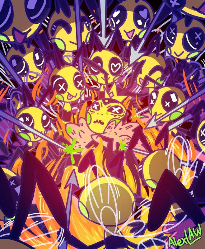 bees cuddling 
