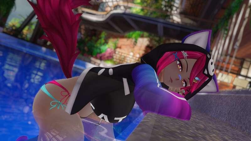 Relaxing at the Pool 

#fyp #hentai #lewd #vr #lewdvtuber #bigboobs #Vtuber