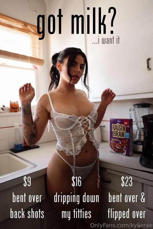 ***Let me milk you🥛💦***

Tip according to how you’d give it ..