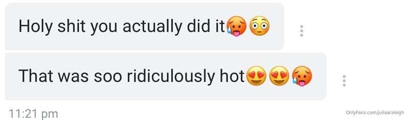 Feedback from JULIAHUB UNCENSORED🙈❤️ I told yall I wasn’t ly..