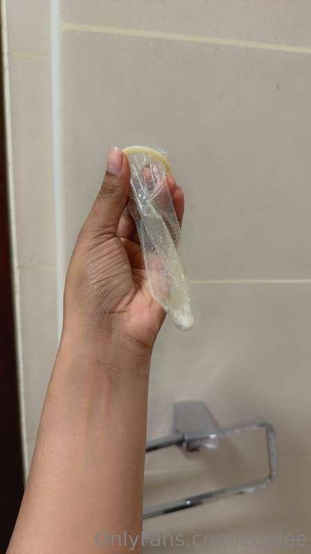 I came in a condom, did you watch the full video in my inbox..