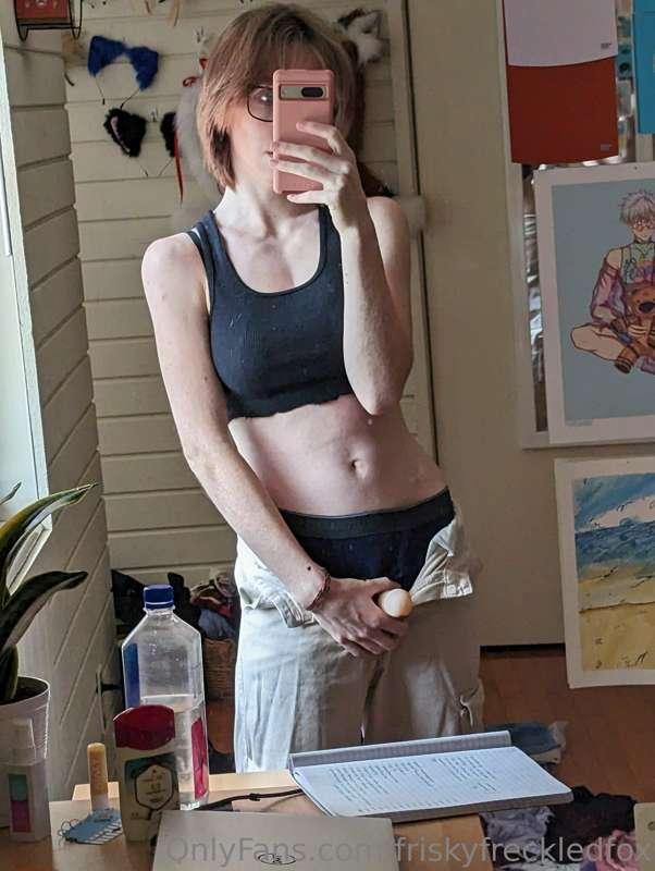 Look at this little cock. so pathetic, it barely makes a bum..