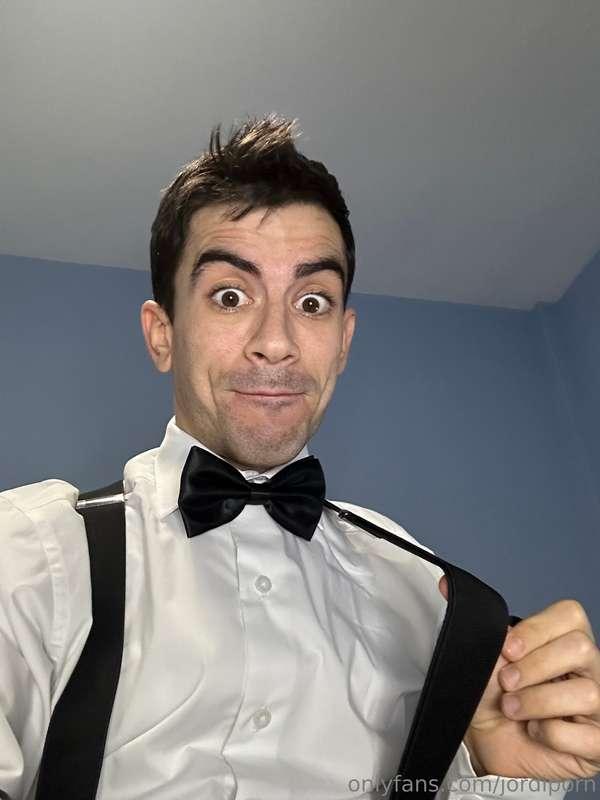 Looking fancy but feeling silly..