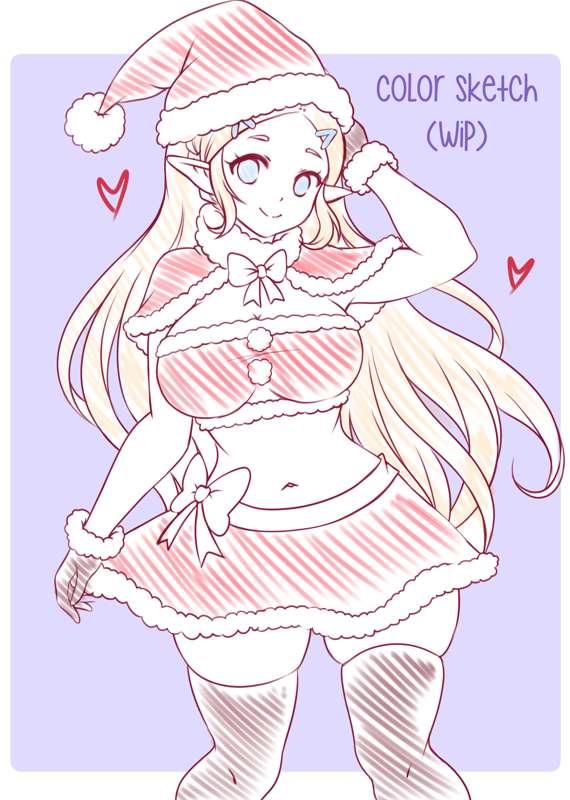 Princess Zelda❤～Color Skecth (WIP)