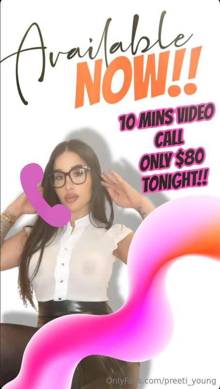 AVAILABLE FOR NAUGHTY CALLS 😈ON OFFER !! $80 for 10 mins vid..