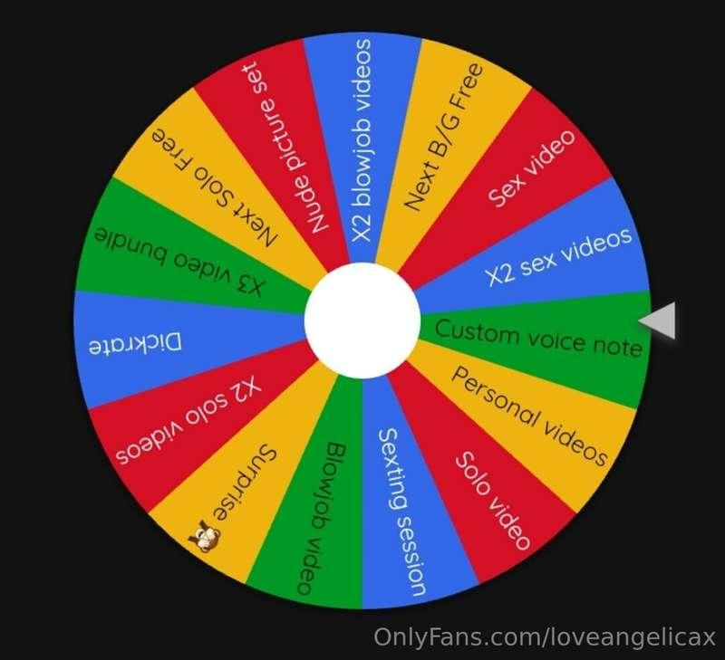 ***BRAND NEW Naughty wheel*** 😈  It's the middle of June! so..