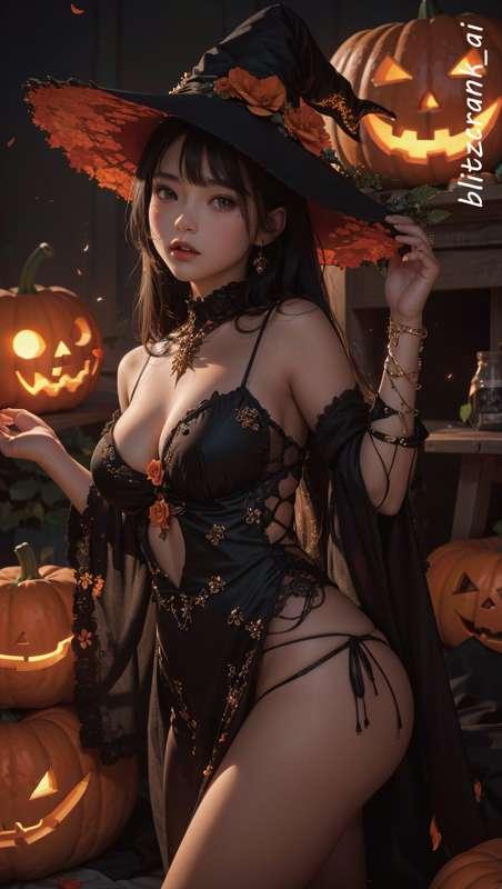 Halloween witch