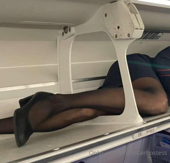 You open the overhead bins and find me…what do you do? 😈🤔🤤😏