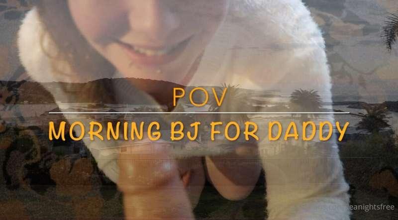 Quick morning blowJob POV 
Tip $6 for this 8min video