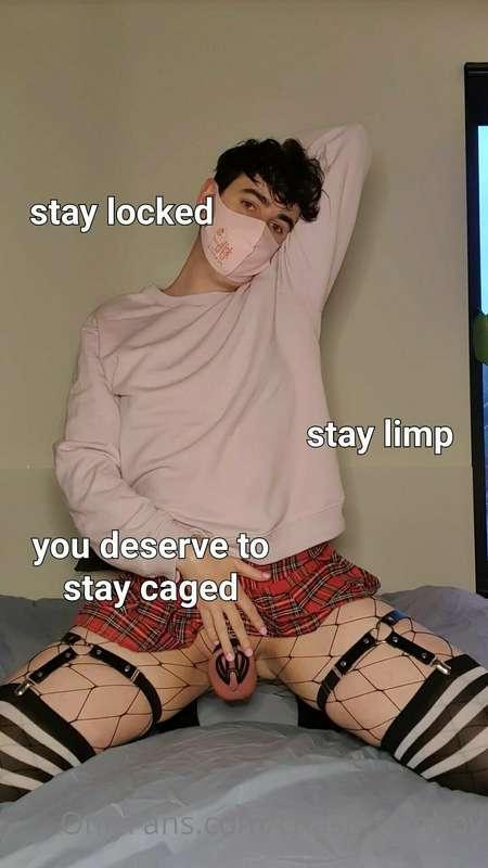 Stay locked, it's what you deserve.