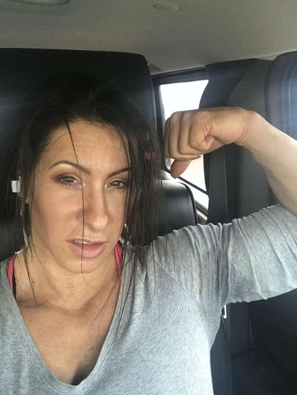 The face of an fbb that just killed it in the gym. 🤪