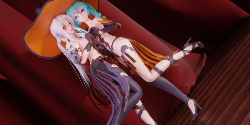 TDA Halloween Witch Haku&Miku [R18]