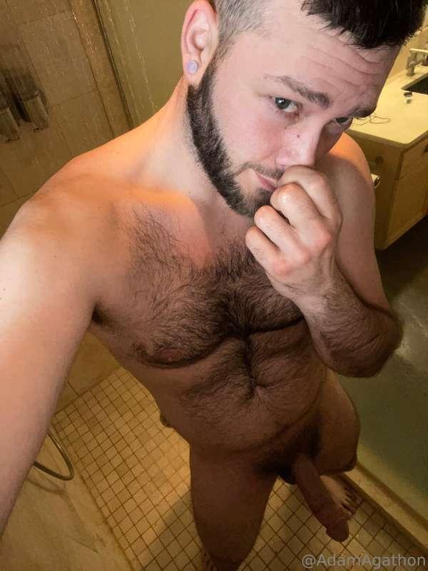 wood morning shower 🍆🍑