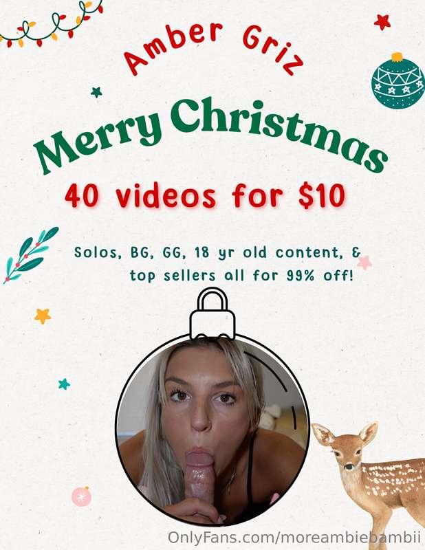 MERRY CHRISTMAS!!! 40 fucking videos for $10! 😚❤️ Tip ASAP t..