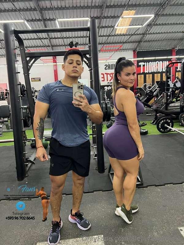 Terminando de entrenar uff que cansados salimos 🥵
