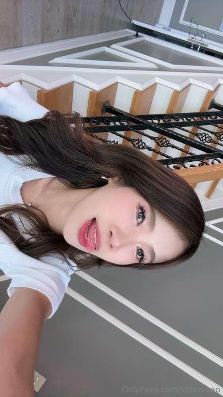 I look innocent but I’m thinking of you inside me. 😈🍆