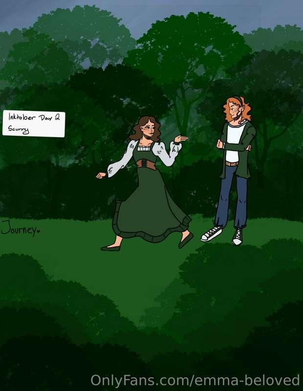 Inktober Day 2: Scurry
Scurrying through the woods