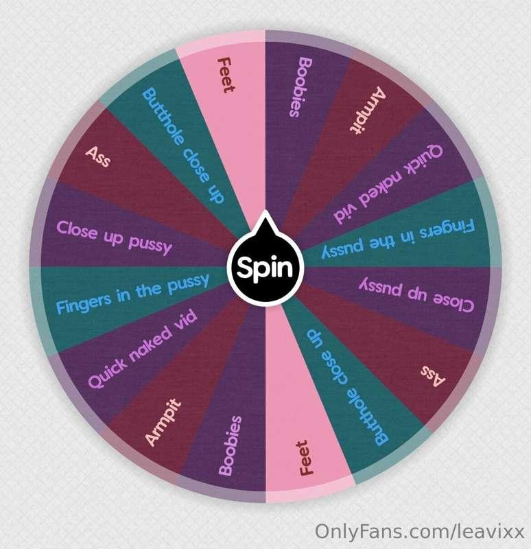 ***SPIN A WHEEL***
New fun for you guys that is a little bit..