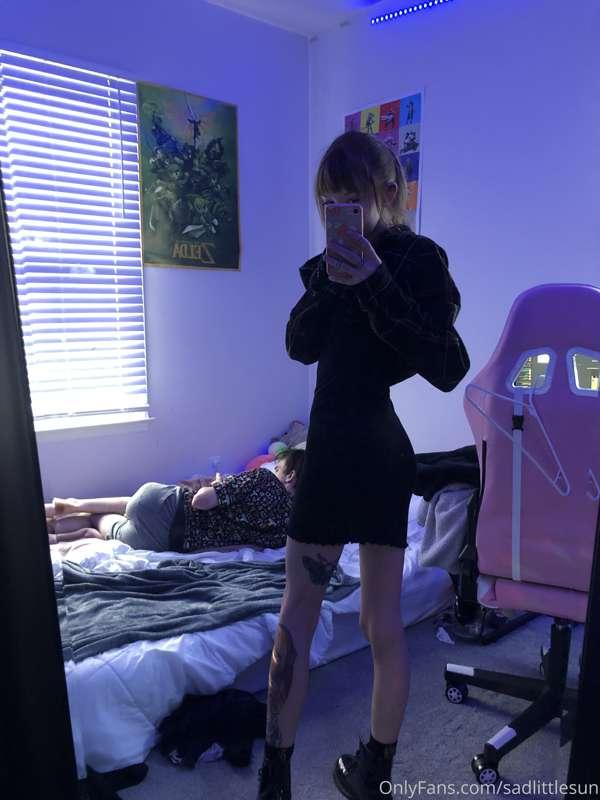 nakie before dinner 💙 wish he fucked me in this dress