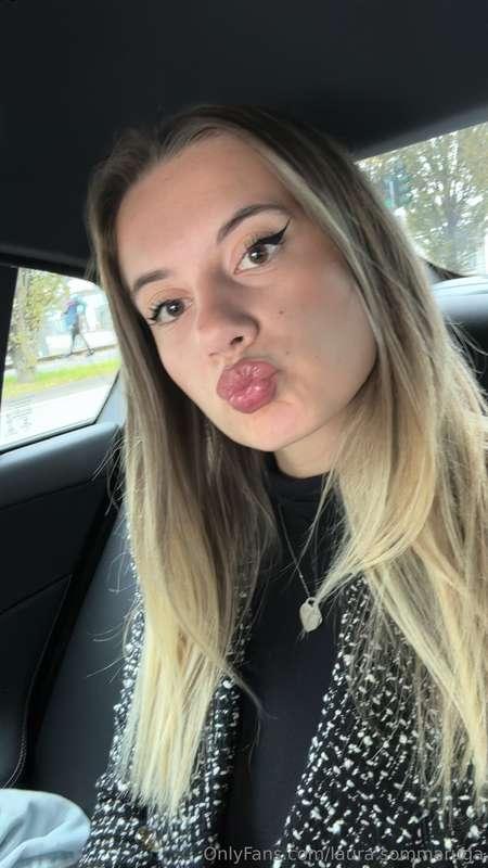 Caught in the backseat looking cute… Care to join me for the..