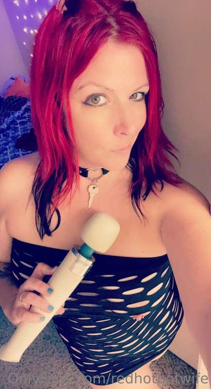 Hitachi fun! Almost as good as my Fuck Machine…. @kittykatka..