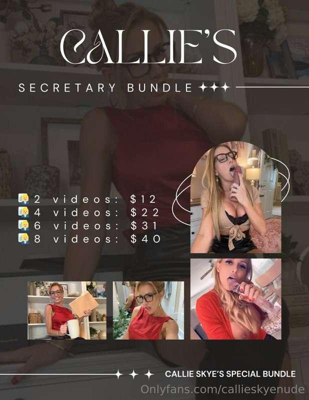 👩🏼‍💻💼 OFFICE ORGASMS BUNDLE 👩🏼‍💻💼Secretary Callie here at yo..