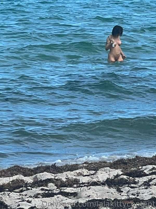 Naked in the ocean hits different ✨🫶🏻