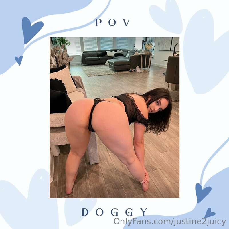 POV My friend helped fuck me doggy style with my dildo 🐶💦