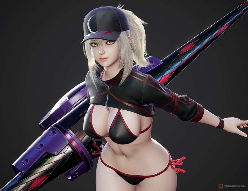 Mysterious Heroine XX - Artstation post published!