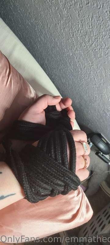 Tied up at the moment