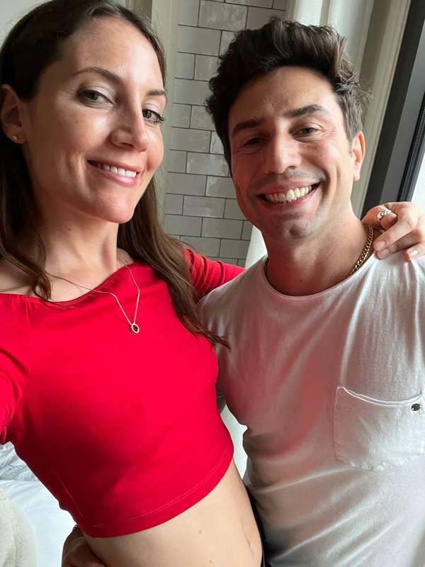 Paolo really loves my boobs and this photo series proves it ..