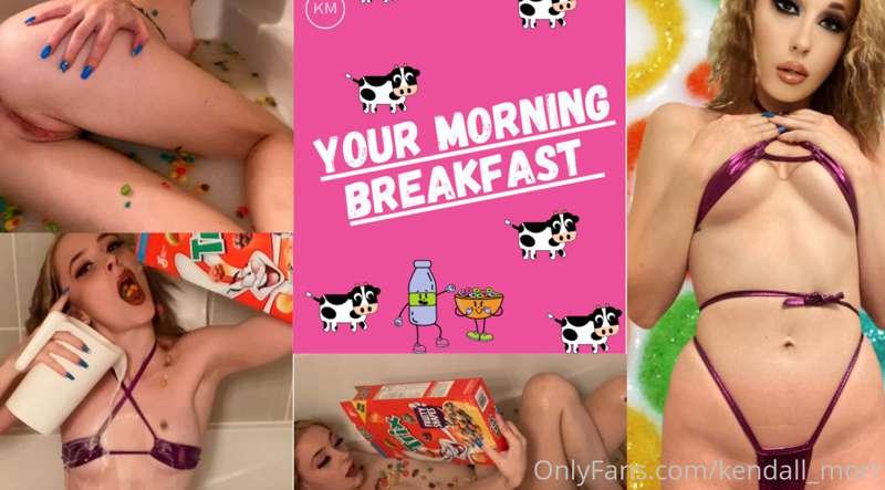 Your morning breakfast today! 
Trix came back in stock and t..