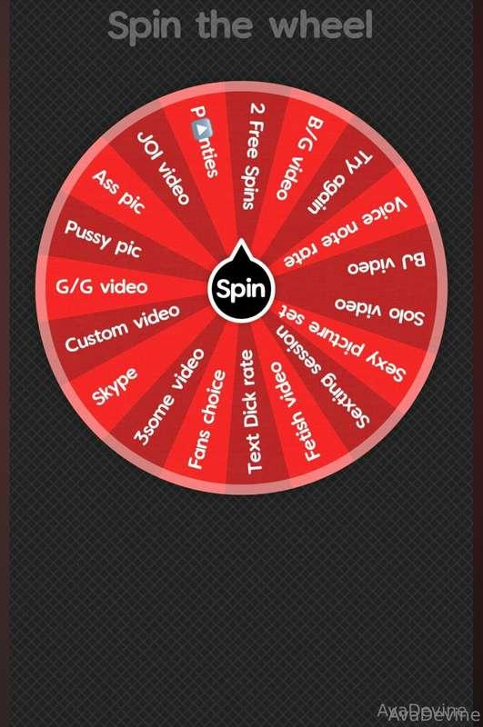 🎊 SPIN THE WHEEL 🎊Babe send a tip to spin and see what you w..