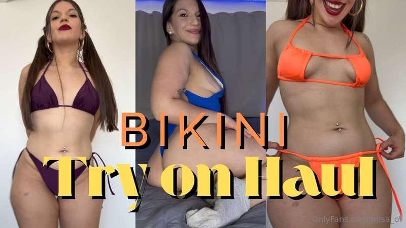BIKINI TRY ON HAULJust bought a bunch of bikinis for you to ..