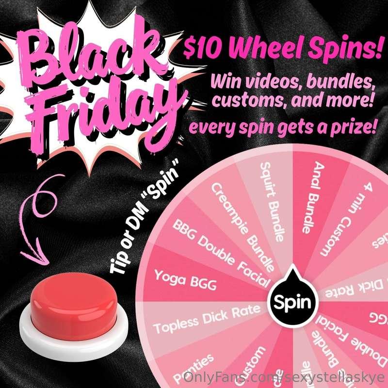 I'm starting Black Friday early! 💕👅TIP this post or DM - eve..