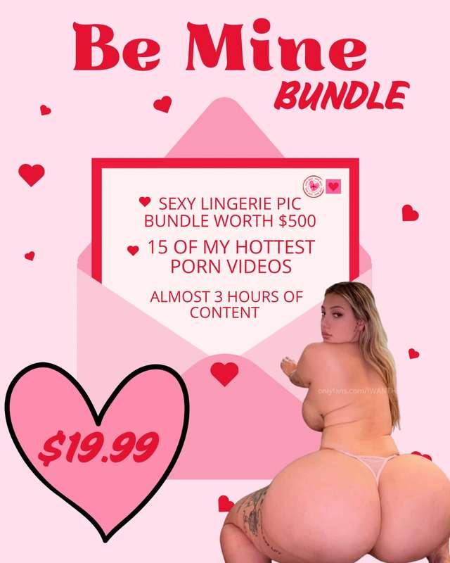 𝐁𝐄 𝐌𝐈𝐍𝐄 💕🎀I never post my content this cheap!! there’s only ..