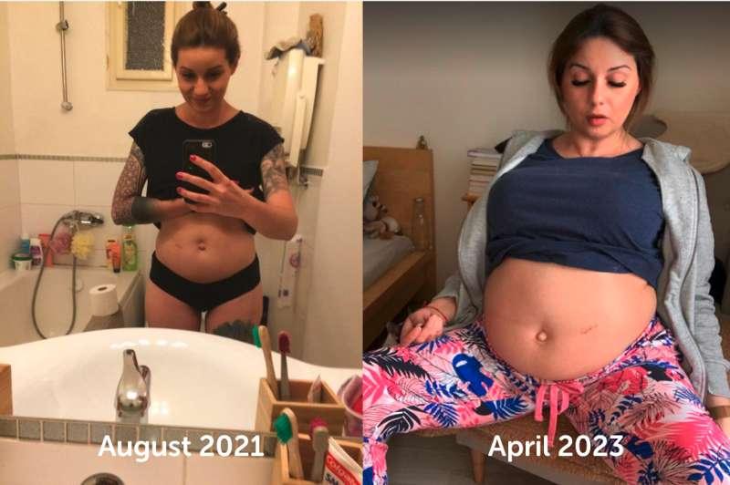 From fit chick to fat piggy!