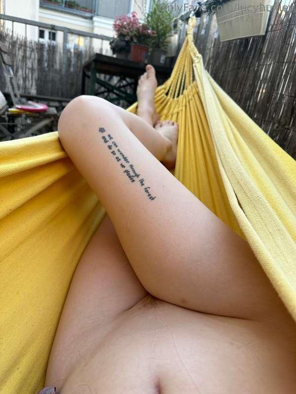 I love chilling on my hammock 💝