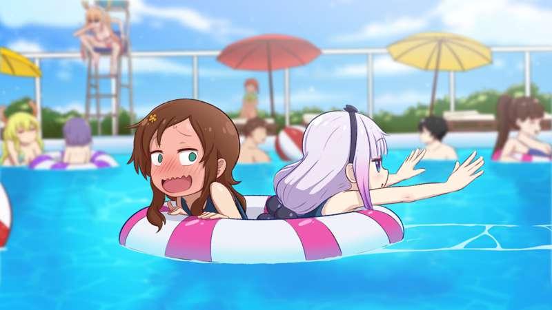 Kanna & Saikawa Pool Party