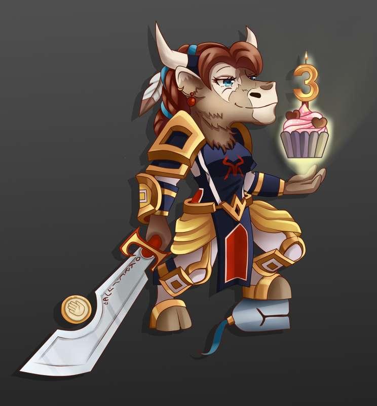 world of warcraft tauren chibi