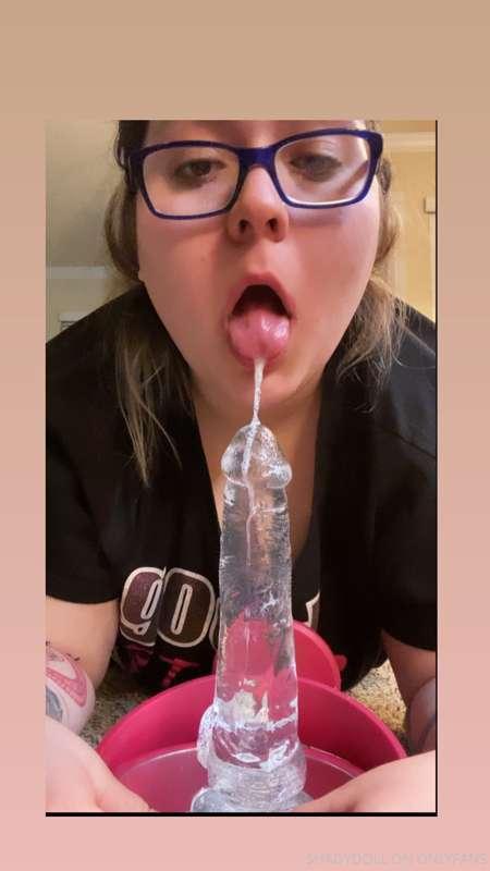 Unlock the vid I just sent to watch me cream on this 😈