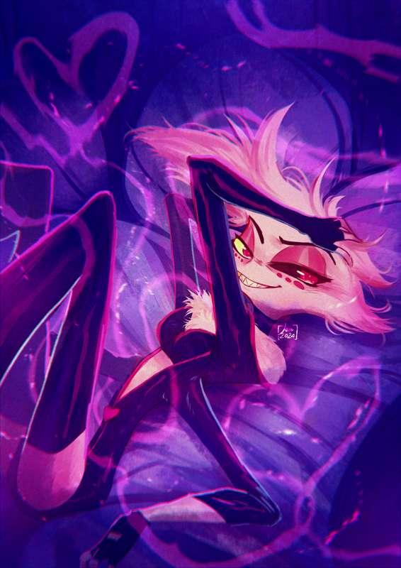 Angel Dust\\ Hazbin Hotel Fanart