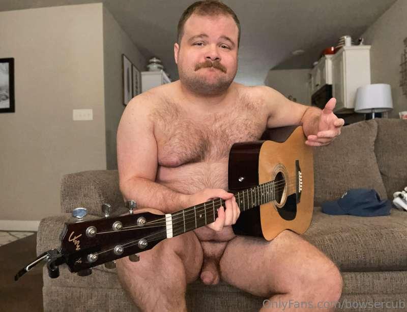 Someone suggested that I play guitar naked in a video.. Is t..