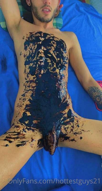 Guess I’ll have to lick chocolate off his damn nipples for V..