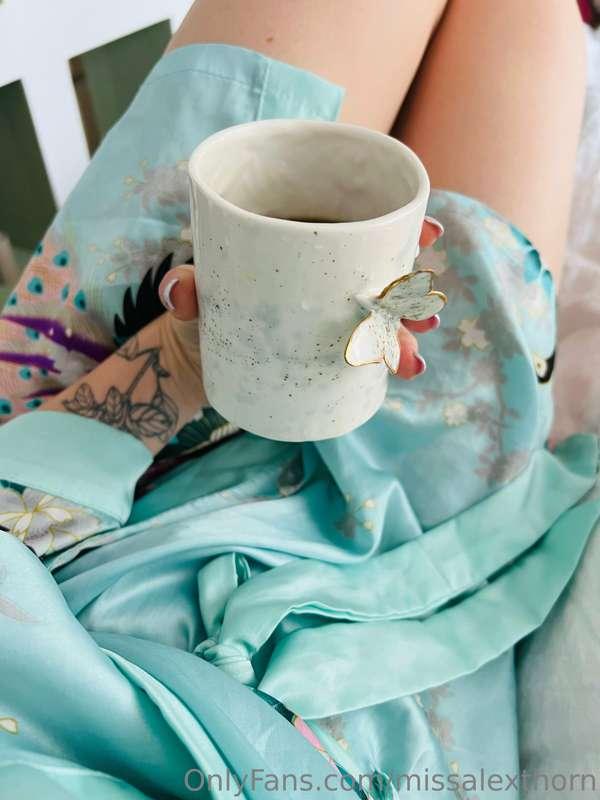 Look how cute my new mug is?! 

I always have a special one ..