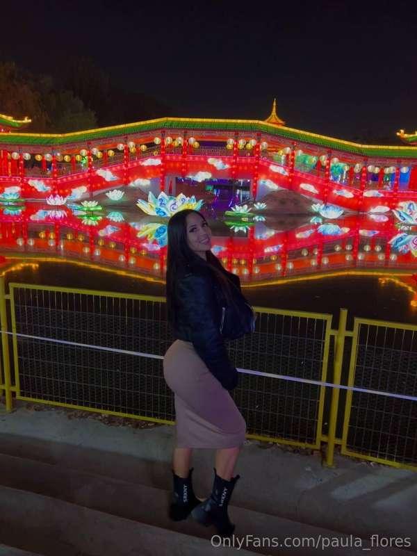 I had a choice: stay home or go to an amusement park - guess..