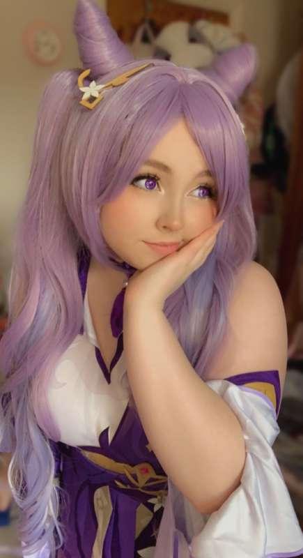 Keqing cosplay ! Pt.1 (lower tiers+)